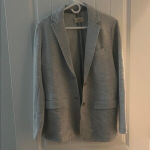 Faherty Heather Gray Knit Jacket